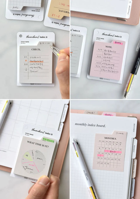 Index Sticky Notes [20types]