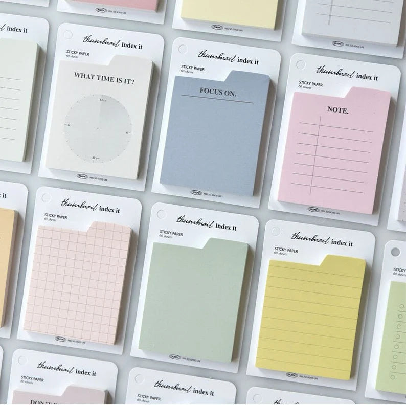 Index Sticky Notes [20types] – dubudumo