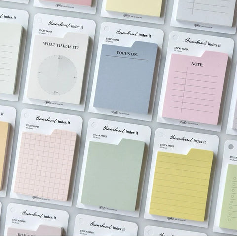 Index Sticky Notes [20types]