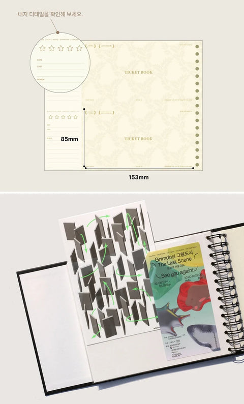 Ticket Book [3colors]