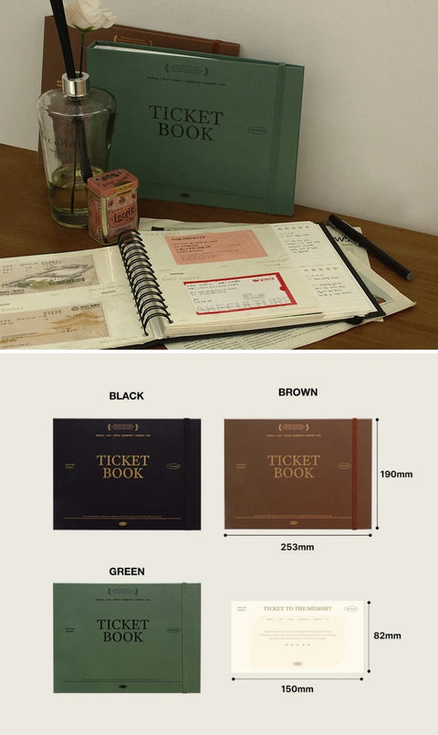 Ticket Book [3colors]