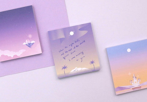 Moonlight Memo Pad v.2 | Notepad [6types]