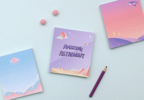 Moonlight Memo Pad v.2 | Notepad [6types]