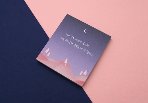 Moonlight Memo Pad v.2 | Notepad [6types]
