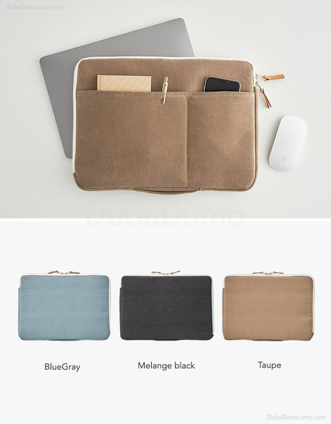 15" Peach Laptop Pouch [3colors]