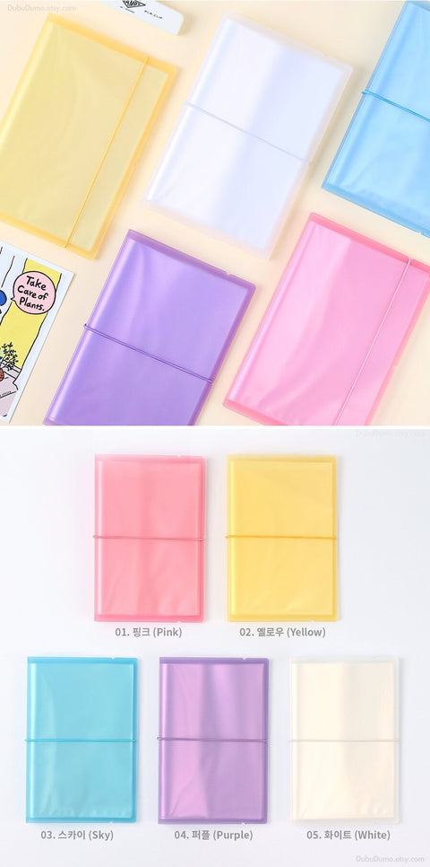Wannathis Sticker Archive File Book [5colors] | Sticker Storage Book