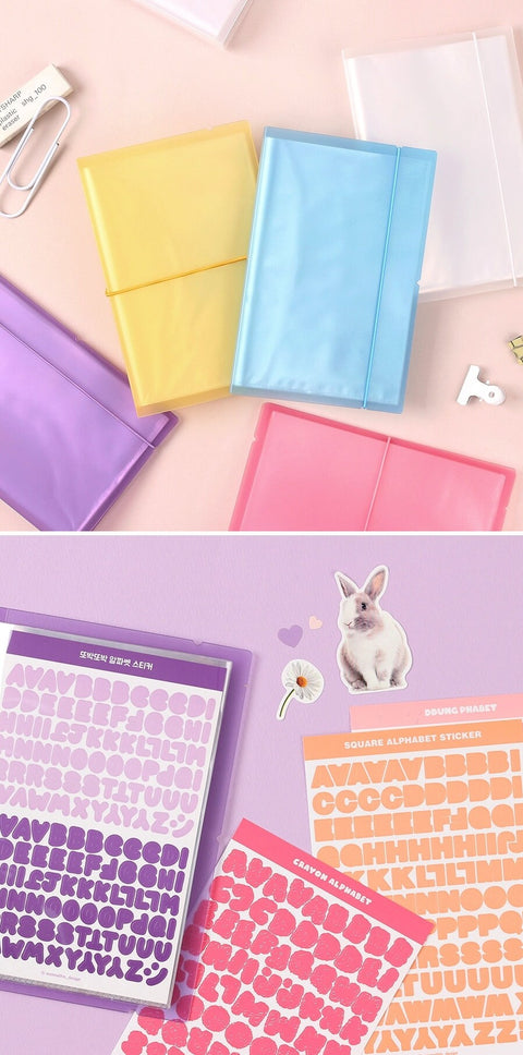 Wannathis Sticker Archive File Book [5colors] | Sticker Storage Book