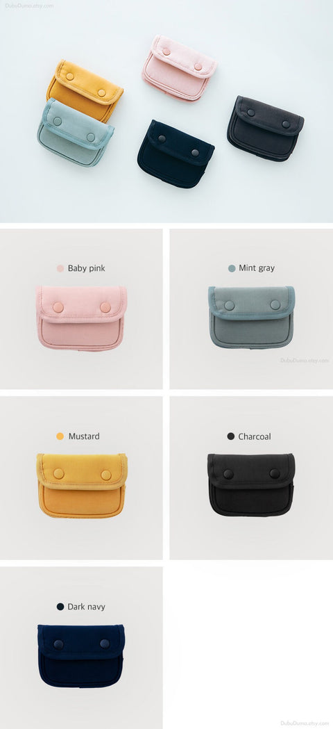 Button Card Pouch [5colors]