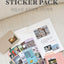 Mind Snap Photo 4cut Sticker Pack | 20sheets