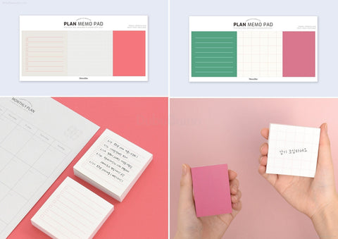 Trio Plan Memo Pad [8types]