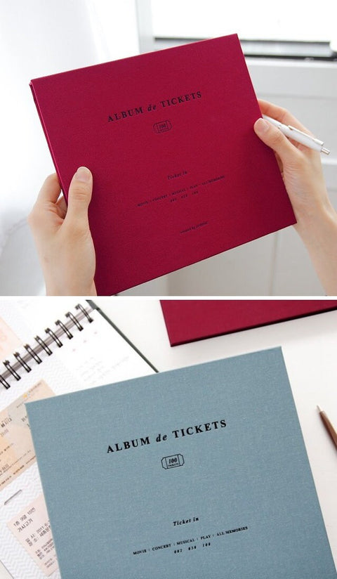 Ticket Scrap Book [8colors] | Ticket Album