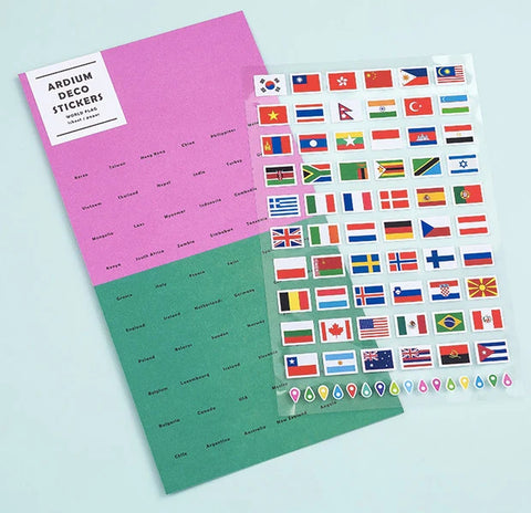 Planner Stickers [World Flag]