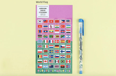 Planner Stickers [World Flag]