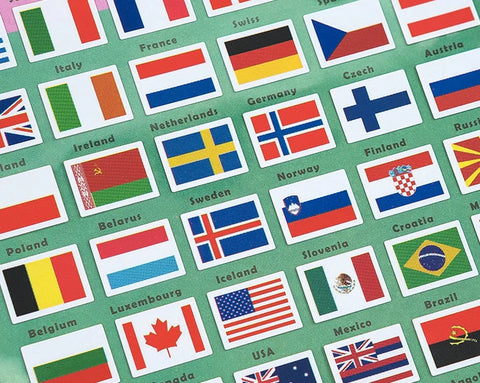 Planner Stickers [World Flag]