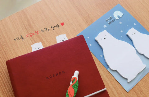 Polar Bear Sticky Notes