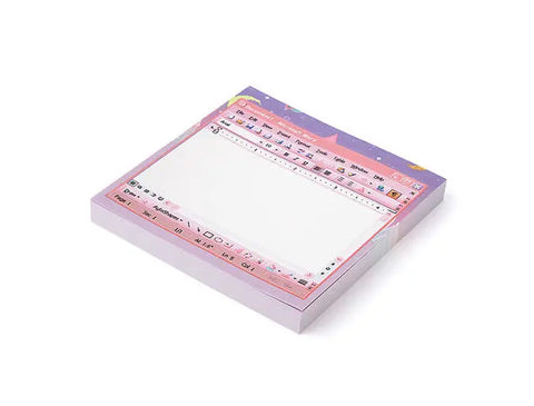 Moonlight Word Pink Memo Pad S