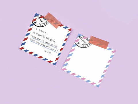 Postcard Memo Pad [Pastel] | Postal Card Notepads | 100sheets
