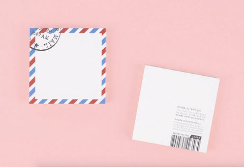 Postcard Memo Pad [Pastel] | Postal Card Notepads | 100sheets