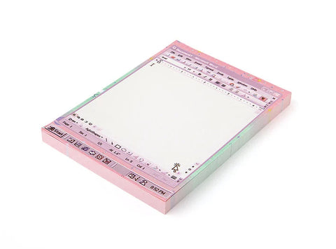 Moonlight Word Violet Memo Pad L