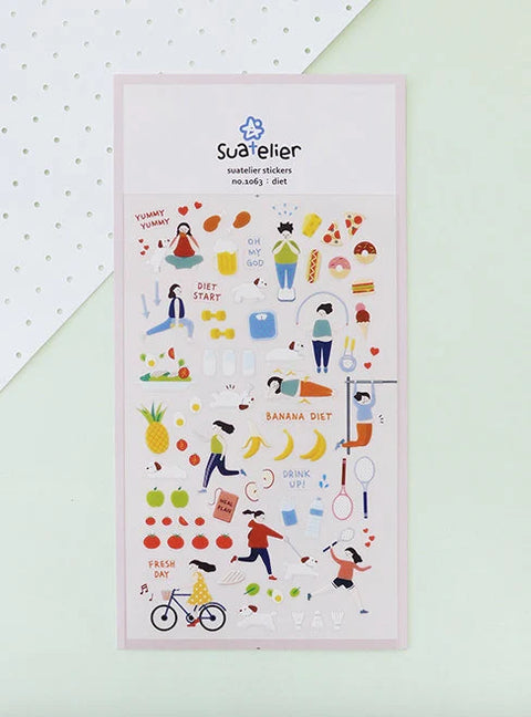 Planner Stickers [1063 diet]