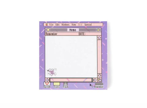 Moonlight Memo Pad _ Violet