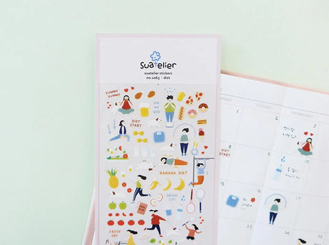 Planner Stickers [1063 diet]