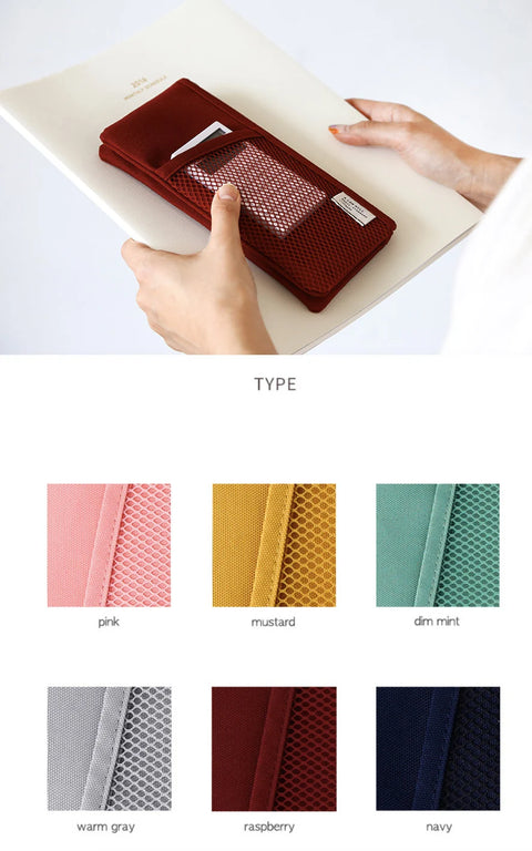 Pocket Folder Pencil Case [6colors]