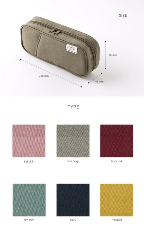 Cotton Pencil Case L [6colors]