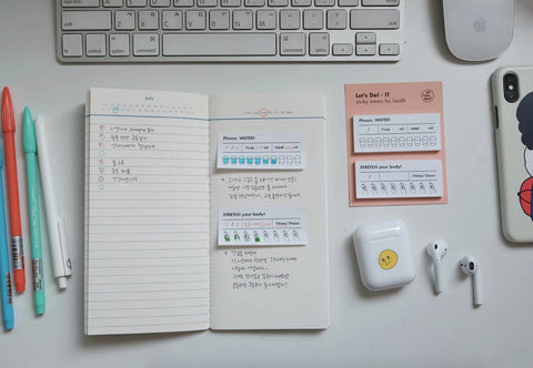 Daily Habit Tracker Sticky Notes