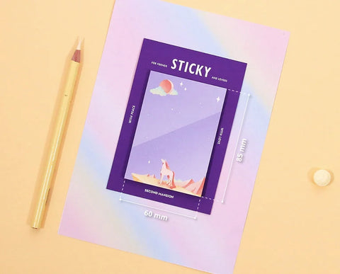 Moonlight Sticky Notes [6types]