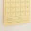 Monthly Goal Tracker 30days Memo Pad [2colors]