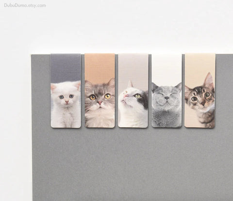 Magnetic Bookmarks _ My Pet Cat 5P