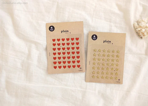 Planner Stickers [1618 plain.14] | heart