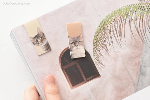 Magnetic Bookmarks _ My Pet Cat 5P