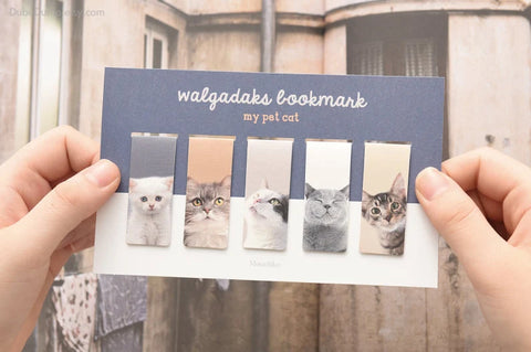 Magnetic Bookmarks _ My Pet Cat 5P