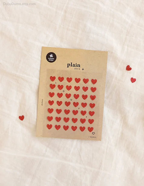 Planner Stickers [1618 plain.14] | heart