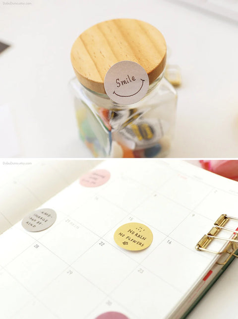 Plan Marker Round Sticky Notes [6colors] | Bookmark Tabs