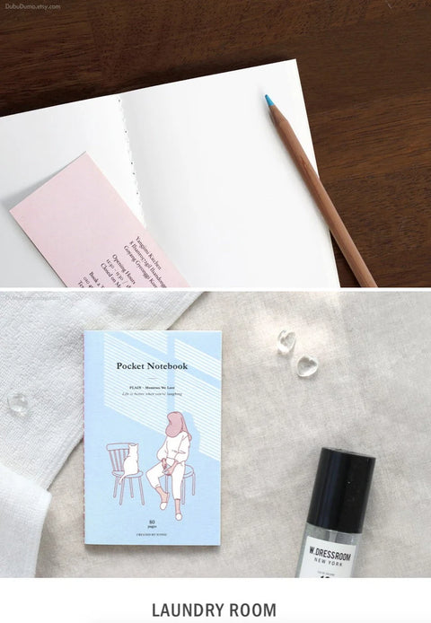 Pocket Notebook v.2 _ Plain [4types] | Blank Notebook