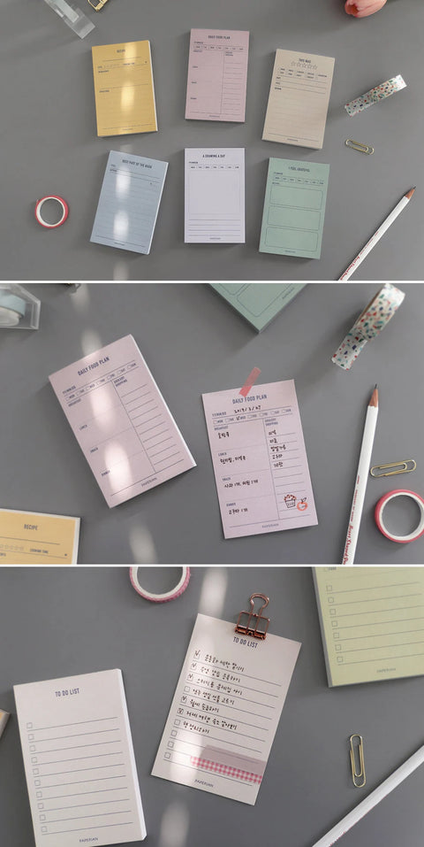 Make-a-Memo Memo Pad [24types] | Daily Notepad