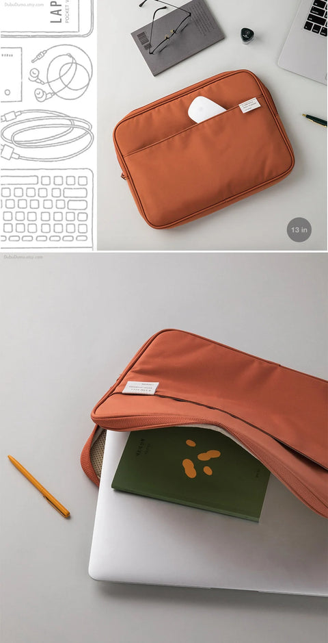 13" Pocket Laptop Case v.5 [6colors] | 14inch MacBook Pouch