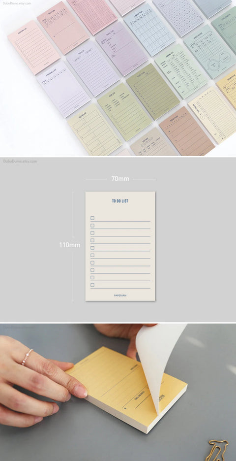 Make-a-Memo Memo Pad [24types] | Daily Notepad