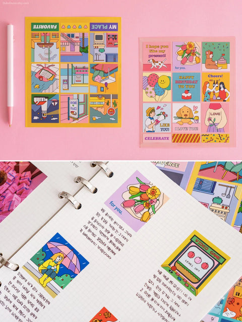 Ardium Square Point Stickers [5types]