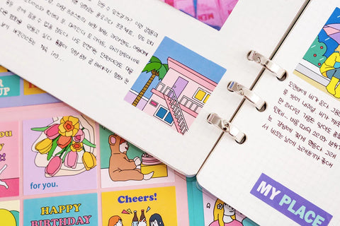 Ardium Square Point Stickers [5types]