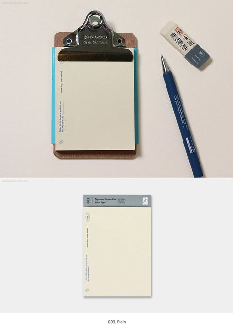 Signature Memo Pad [4types]