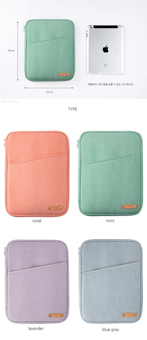 11" Pocket Spring Tablet PC | iPad | Laptop Pouch [4colors]