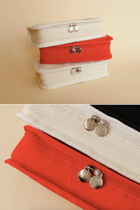 on the table Cotton Pencil Case [3colors]