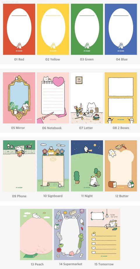 Kitty Memo Pad [15types]