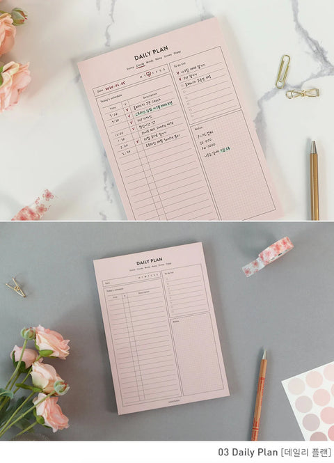 A5 Planner Memo Pad [3types]