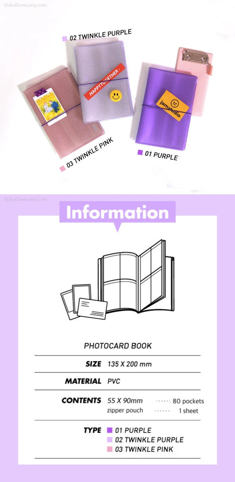 Photo Card Album [3colors] | Instax Mini Album