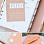 Classy Index Tab Sticker [10colors] | Leather Texture